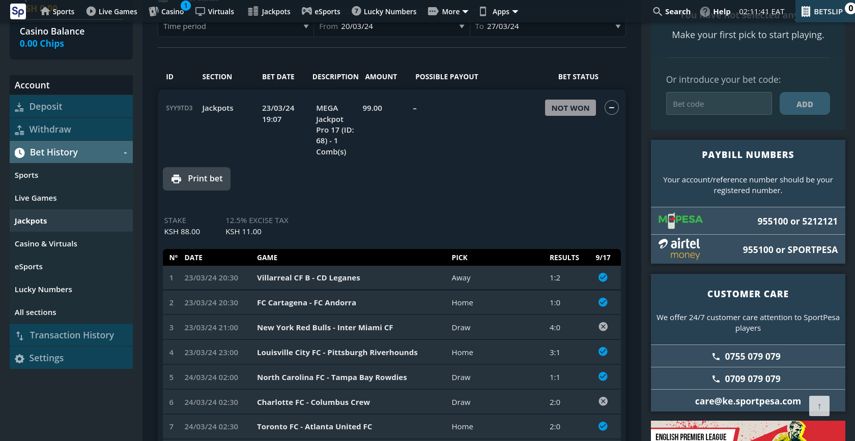 Betika Jackpot Rules for Successful Betting