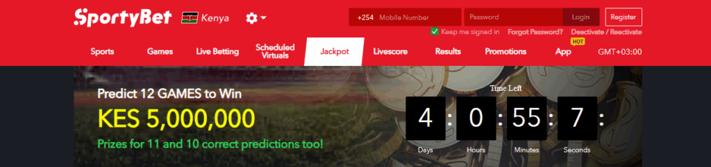 SportyBet Jackpot Predictions today